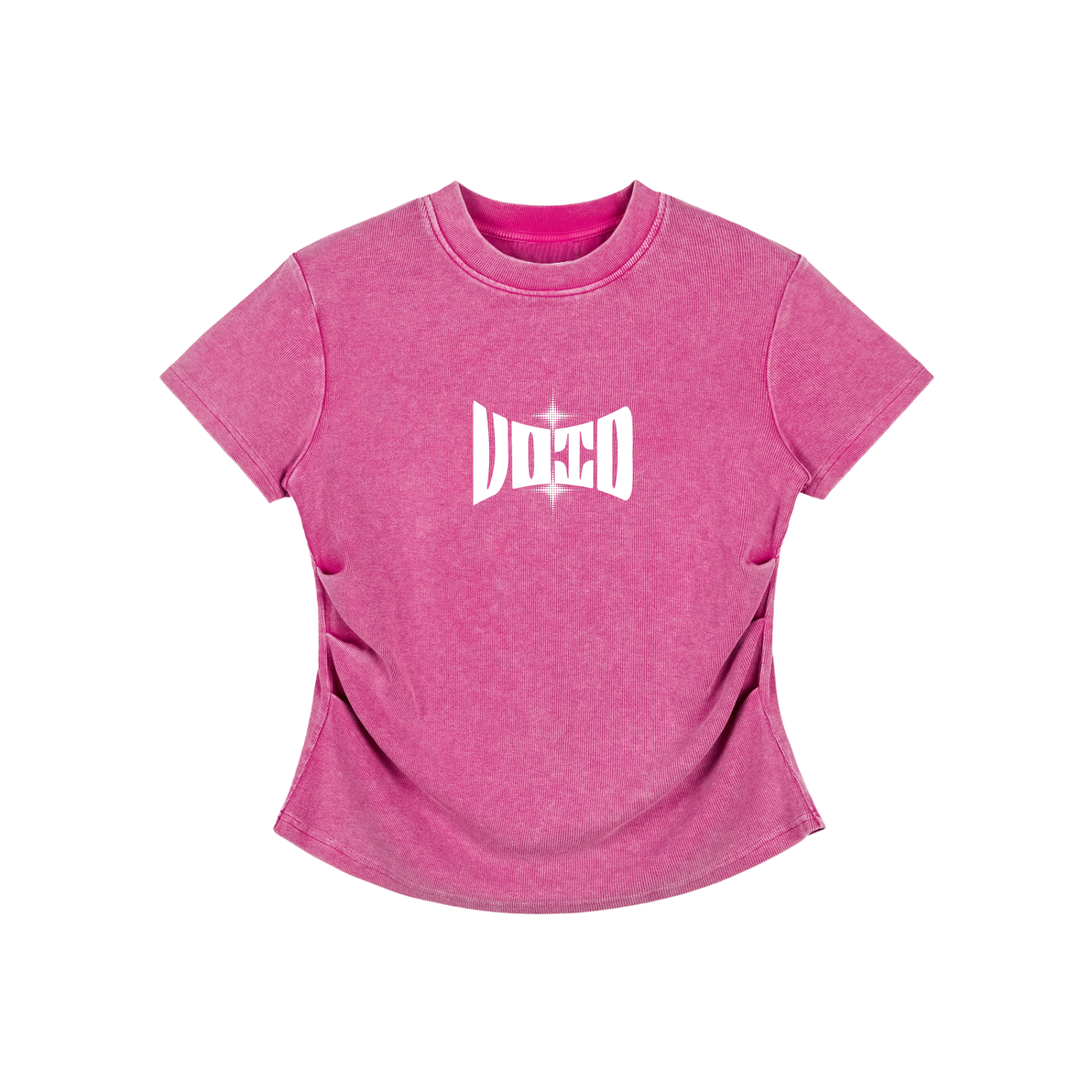 VOID Vintage Washed Bodycon Cotton T-Shirt
