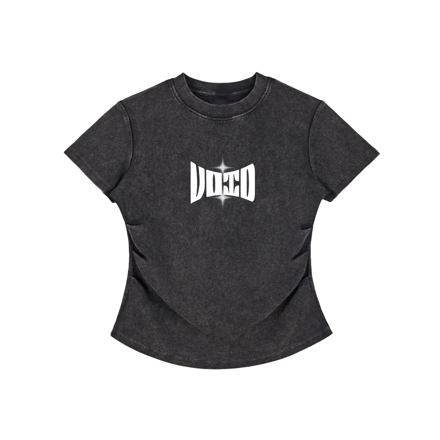 VOID Vintage Washed Bodycon Cotton T-Shirt