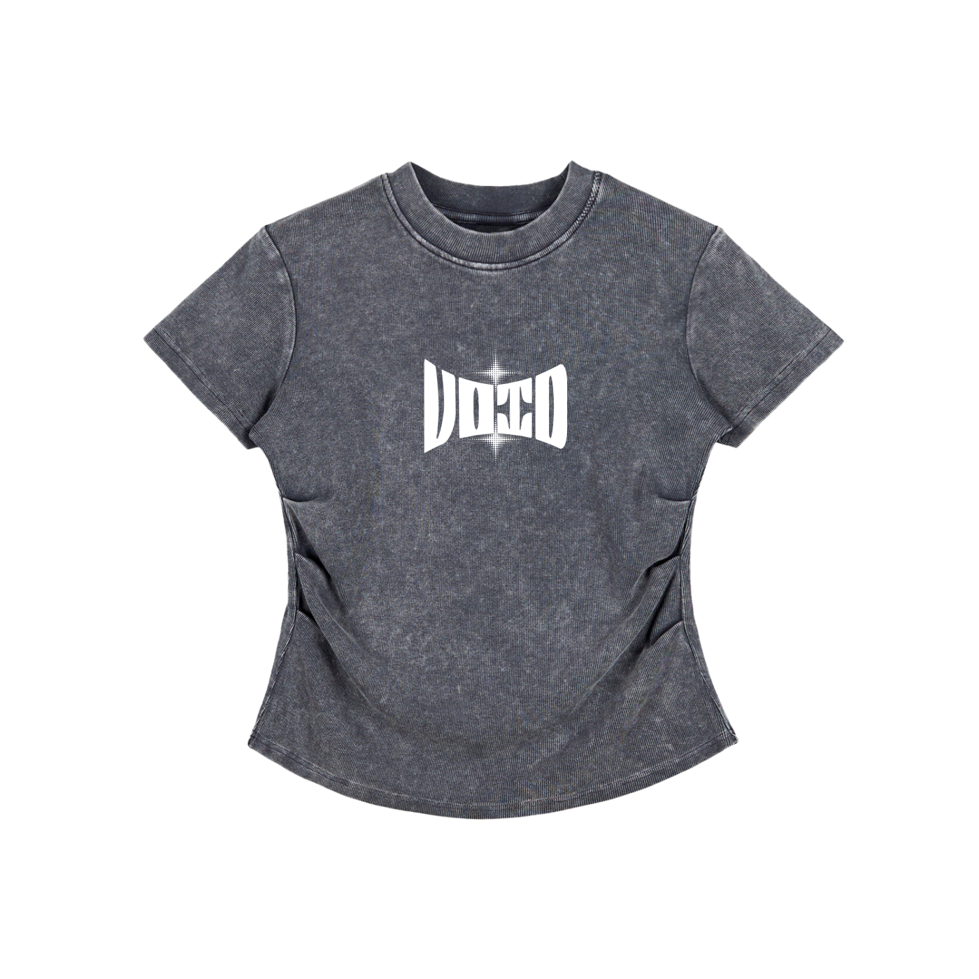 VOID Vintage Washed Bodycon Cotton T-Shirt