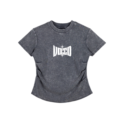 VOID Vintage Washed Bodycon Cotton T-Shirt