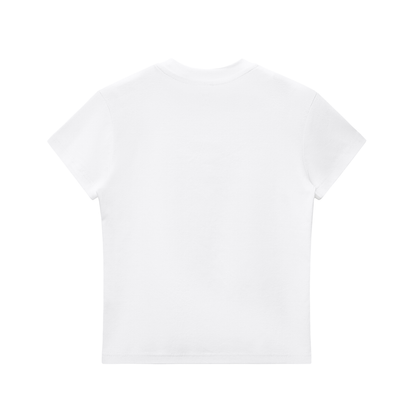 Cat with Bow Essential Bodycon Crewneck T-Shirt
