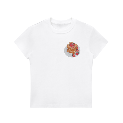 SWEET Women's Essential Bodycon Crewneck T-Shirt
