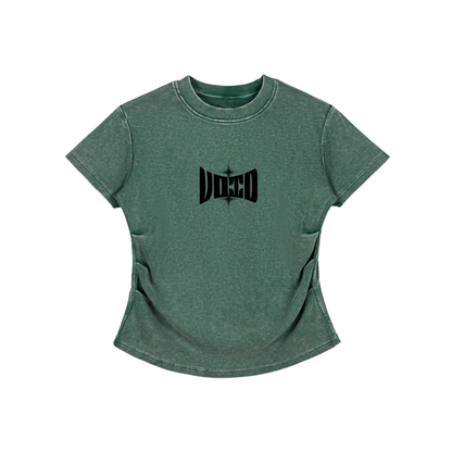 VOID Vintage Washed Bodycon Cotton T-Shirt
