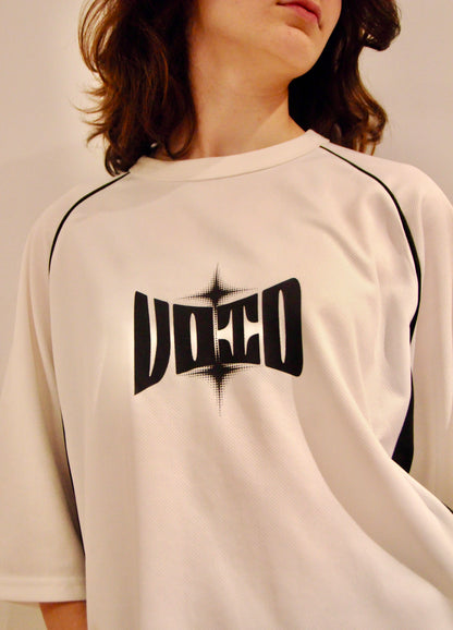 VOID Contrast Piping Panel Raglan T-Shirt