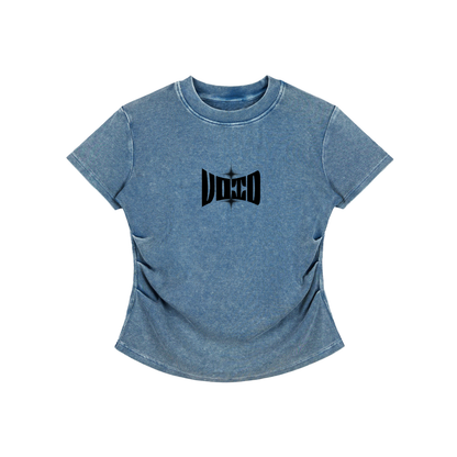 VOID Vintage Washed Bodycon Cotton T-Shirt